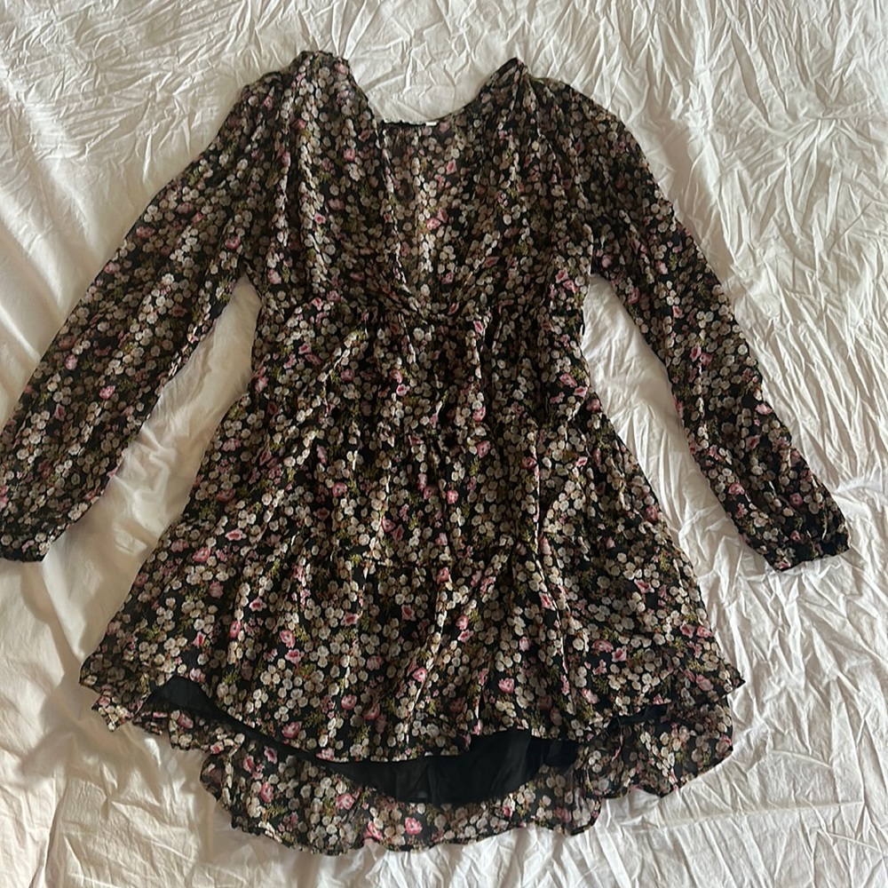 Mini floral dress